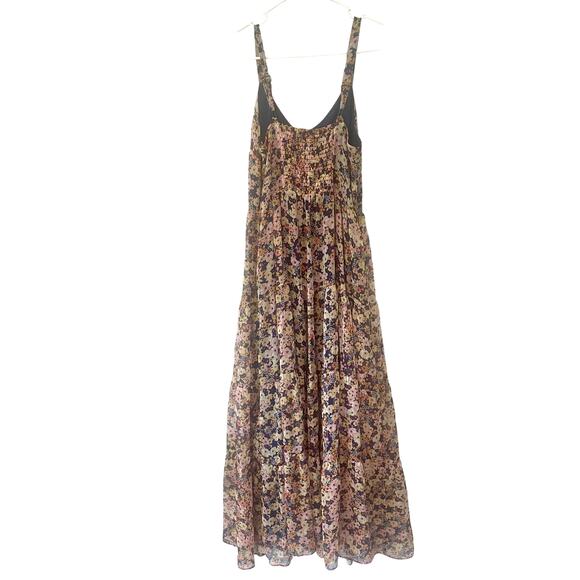 Rachel Zoe Flowy Tiered Maxi Dress Sz 8 - Picture 3 of 8